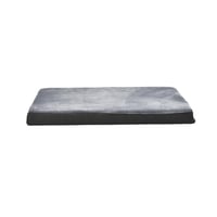 Chladiaca gélová ortopedická posteľ pre psov Amazon Basics XL s pamäťovou penou, odnímateľným prateľným poťahom, sivá, 104 x 74 x 10 cm 3