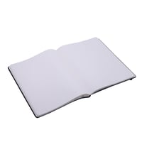 Amazon Basics XL Puha Borítású Vonalatlan Notebook - 25 x 20 cm, Fekete 3