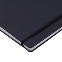 Amazon Basics XL Puha Borítású Vonalatlan Notebook - 25 x 20 cm, Fekete 4
