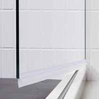 Amazon Basics brtveni profil za tuš kabinu, vodoodbojan, prozirni PVC, za staklo debljine 6,35 mm, duljine 87,5 cm, montaža bez alata 6