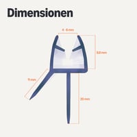 Amazon Basics brtveni profil za tuš kabinu, vodoodbojan, prozirni PVC, za staklo debljine 6,35 mm, duljine 87,5 cm, montaža bez alata 5