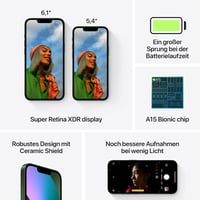Amazon Renewed Apple iPhone 13 128 GB zöld felújított okostelefon 4