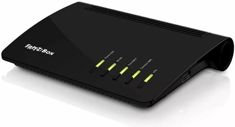 Amazon Renewed FRITZ Box 7530 WiFi AC N DSL/VDSL modem router, 5GHz 866 Mbps, 2.4GHz 400 Mbps, fekete felújított