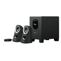 Repasovaný reproduktorový systém Amazon Renewed Logitech Z313 2.1 so subwooferom, 50 W, 3,5 mm vstup, konektor na slúchadlá, čierny 2