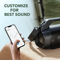 Amazon Renewed soundcore Motion Boom Plus Bluetooth hangszóró hordozható 80W 20 órás IP67 vízálló porálló egyéni EQ felújított 6