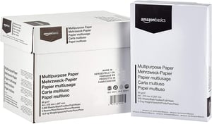 AmazonBasics A4 papir za pisač 80 g/m² - bijeli - 5x500 listova