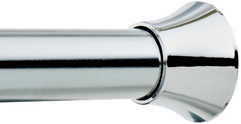 Bară telescopică reglabilă pentru perdea de duș AmazonBasics, 137-229 cm, crom