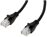 Ethernetový kábel AmazonBasics Cat6 RJ45 - čierny - 1,5 m 1