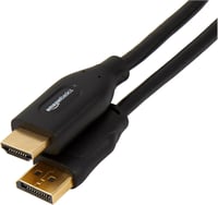 AmazonBasics DisplayPort HDMI kábel 0,9m - 4K videó átvitelhez - 0.9 yards, DisplayPort to HDMI 1