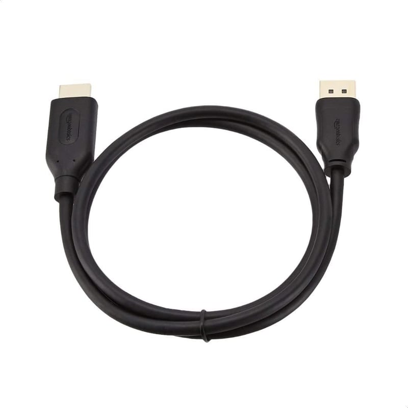 AmazonBasics DisplayPort HDMI kábel 0,9m - 4K videó átvitelhez - 0.9 yards, DisplayPort to HDMI