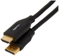 Kábel AmazonBasics DisplayPort na HDMI - čierny - 1,8 m 1