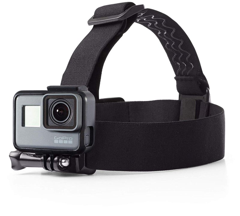 Bandă de susținere AmazonBasics pentru camere de acțiune GoPro, negru