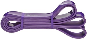AmazonBasics Fitness Ellenállás Gumiszalag Pull Up Band 3,18 cm széles 18-36 kg erő lila színű edzőszalag