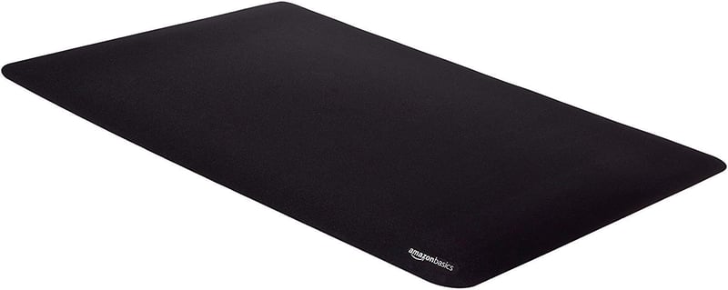 Herná podložka pod myš AmazonBasics čierna – Veľká stolová podložka 907x424 mm – Protišmyková herná podložka pod myš