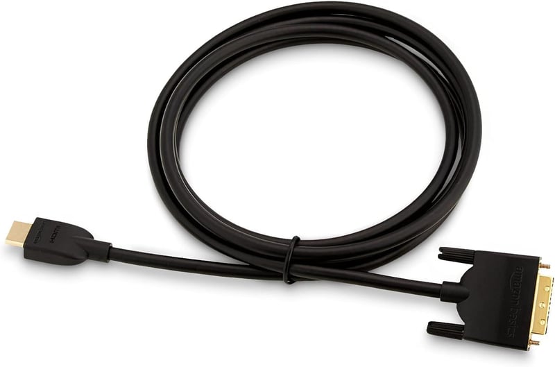 AmazonBasics HDMI-DVI adapter kábel 1,83m - digitális videó csatlakozó - 1,8 m, 1 Pack