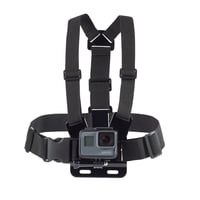 Hrudný popruh AmazonBasics pre GoPro a akčné kamery, nastaviteľný, ľahký a pohodlný, čierny 1