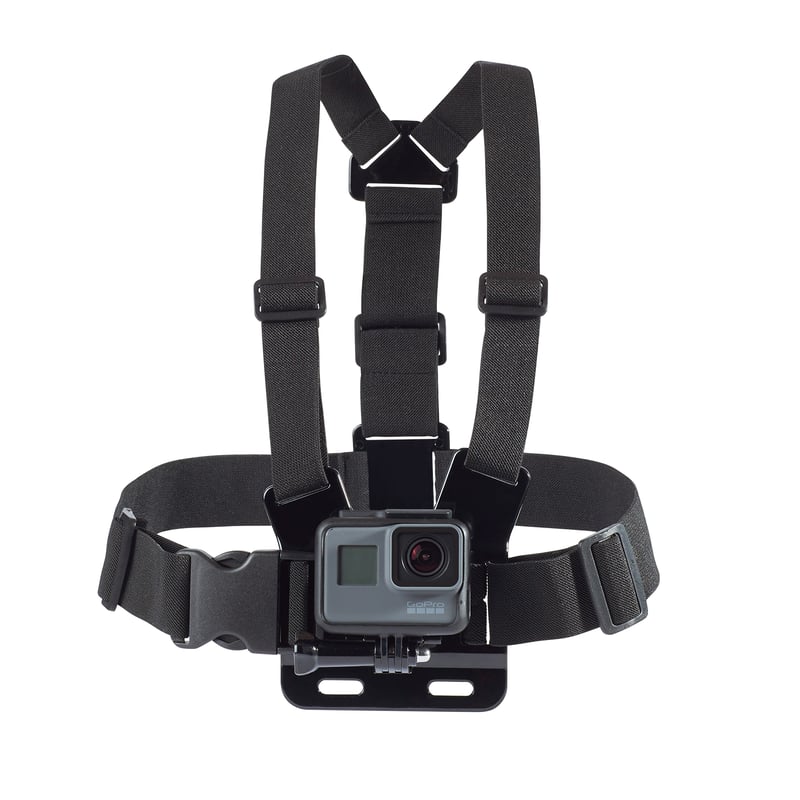 Hrudný popruh AmazonBasics pre GoPro a akčné kamery, nastaviteľný, ľahký a pohodlný, čierny