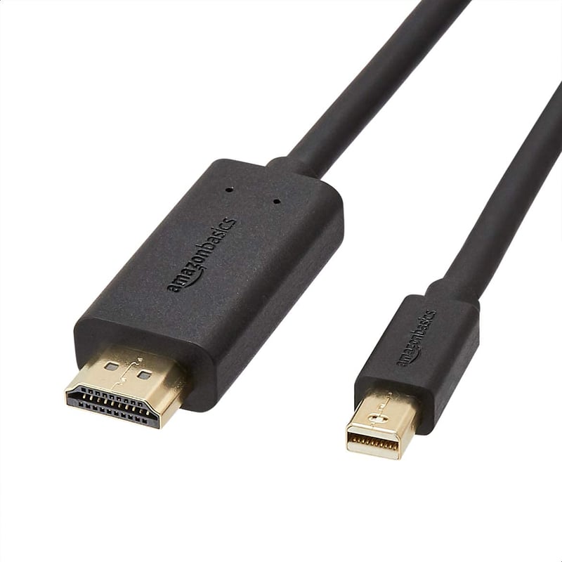 Kábel AmazonBasics Mini DisplayPort – HDMI – 1,8 m – čierny