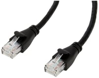 Ethernetový sieťový kábel AmazonBasics RJ45 Cat6, 4 m, 1000 Mbit/s, čierny 1