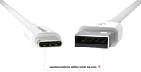 Kábel AmazonBasics USB-C – USB-A 2.0, 480 Mbit/s, 1,8 m, biely, kompatibilný s Apple iPhone 16/15, iPad, Samsung Galaxy, notebookmi, certifikovaný USB-IF 6