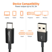Kábel AmazonBasics USB-C – USB-A 2.0 – čierny – 0,9 m 4