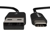 Kábel AmazonBasics USB-C – USB-A 2.0 – čierny – 0,9 m 2