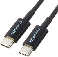 Kábel AmazonBasics USB-C – USB-C 2.0, 480 Mbit/s, 0,9 m, čierny – Nabíjací kábel pre iPhone 16/15, iPad, Samsung Galaxy, notebook, certifikovaný USB-IF 1