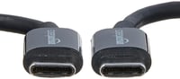 Kábel AmazonBasics USB-C – USB-C 2.0, 480 Mbit/s, 0,9 m, čierny – Nabíjací kábel pre iPhone 16/15, iPad, Samsung Galaxy, notebook, certifikovaný USB-IF 2