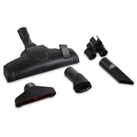 Aspirator cilindric fără sac AmazonBasics, 700 W, 1,5 litri, filtru HEPA, pentru pardoseli dure și covoare, negru/albastru 5