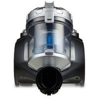Aspirator cilindric fără sac AmazonBasics, 700 W, 1,5 litri, filtru HEPA, pentru pardoseli dure și covoare, negru/albastru 3