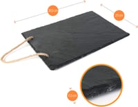 Amazy Függőleges Pala Tábla 30,5x20 cm Juta Szalaggal és Krétamarkerrel 3