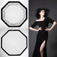 AMBITFUL 120 cm Oktagon Softbox Esernyő Speedlite Vaku Méhsejt Ráccsal 3