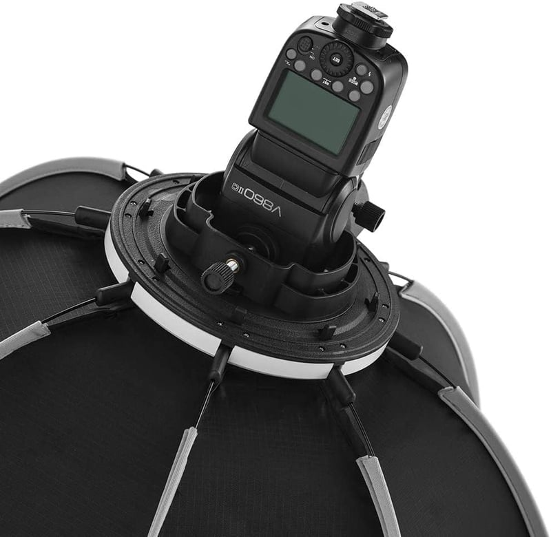 AMBITFUL 120 cm Oktagon Softbox Esernyő Speedlite Vaku Méhsejt Ráccsal