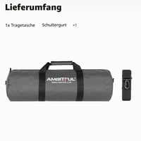 Rozšírená taška na statív AMBITFUL 140 cm x 34 cm pre statívy, boom stojany, dáždniky a fotografické príslušenstvo 8
