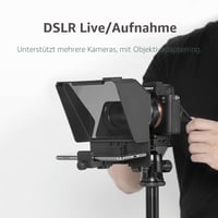 AMBITFUL Teleprompter Kit mobiltelefon és DSLR kamerához távirányítóval 6