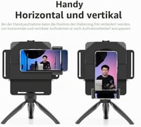 AMBITFUL Teleprompter Kit mobiltelefon és DSLR kamerához távirányítóval 5
