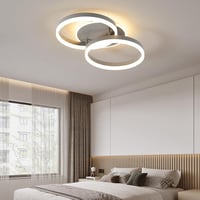 Amdelne LED Mennyezeti Lámpa 50cm Dimmelhető Távirányítóval Szürke 8