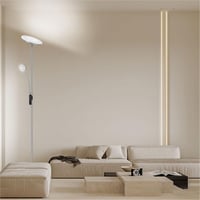 Amdelne Modern Állólámpa 2in1 - Szabályozható LED 30W + 5W Olvasólámpa, Távirányítós, 4 Színhőmérséklet, Szürke Fém Talp 5