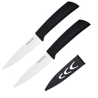 Amefa Auenthal keramički kuhinjski nož - s bijelom oštricom - 10 cm - set od 2 komada 1