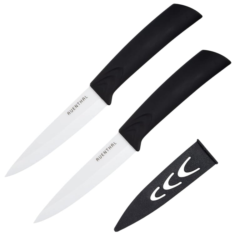 Amefa Auenthal keramički kuhinjski nož - s bijelom oštricom - 10 cm - set od 2 komada