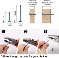 Amerdeco Bútorfogantyú Szett 6 db Antik Réz Színű 192mm Furatközzel Konyhai Szekrény Fiók Kilincs Gardróbhoz 7