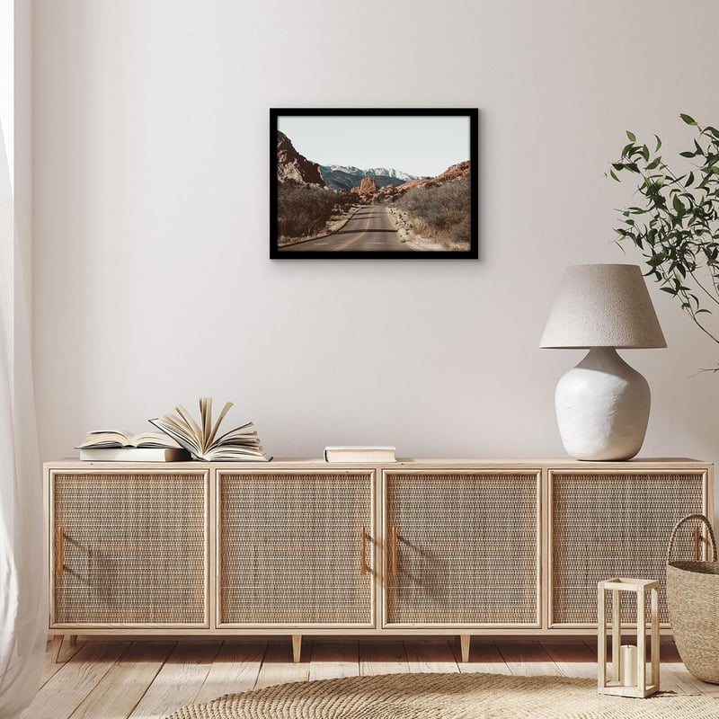 Americanflat Fekete Plakátkeret 35x50 cm Fali Dekoráció - 35x50, Black