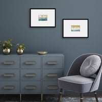 Americanflat Fotorámik 30x42 cm, čierny, 2 ks – s paspartou pre fotografie 10x15 cm alebo bez nej – leštený plexisklový panel – na výšku aj na šírku 7