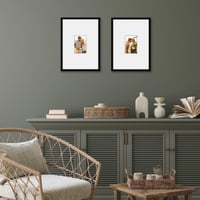 Americanflat Fotorámik 30x42 cm, čierny, 2 ks – s paspartou pre fotografie 10x15 cm alebo bez nej – leštený plexisklový panel – na výšku aj na šírku 5