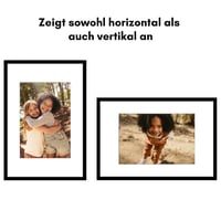 Fotorámik Americanflat 30x45 cm čierny – fotorámik 20x30 cm s paspartou alebo 45x30 cm bez pasparty – leštený plexisklový panel – 4