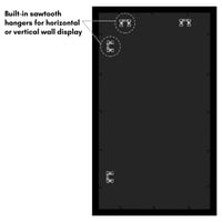 Americanflat Képkeret 40x80 cm Fekete – MDF Fa Falra Akasztható Fényképkeret Plexiüveggel 6