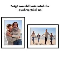 Americký fotorámik 45x60 cm čierny - s paspartou 35x50 cm alebo bez pasparty 60x45 cm - leštený plexisklový panel - na zvislé aj vodorovné zavesenie 4