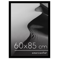 Americanflat fotorámik 60x85 cm čierny MDF drevo s nerozbitným plexisklom na zavesenie na stenu na výšku aj na šírku 1