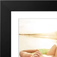 Americanflat Kolážový fotorámik 10x15 cm čierny – 20x51 cm rám na fotografie s paspartou pre štyri 15x10 cm fotografie – Viacerý rodinný rám na fotky s nerozbitným sklom 8