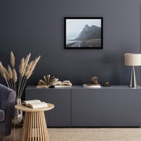 Americanflat MDF drveni okvir za slike 40x50 cm crni - s nelomljivim pleksiglasom, okvir za fotografije za vodoravno i okomito vješanje na zid 7